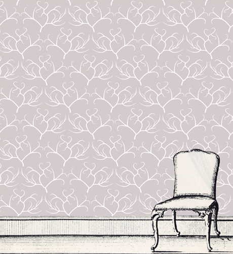 Antler pigpink chair.