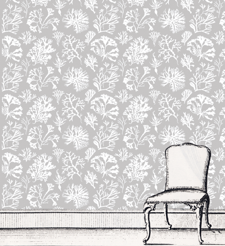 Sponge grey chair.